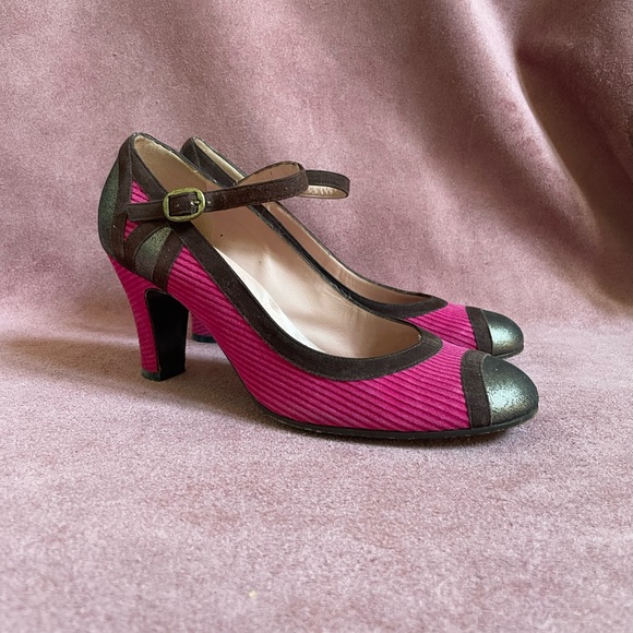 Marc Jacobs collection Mary Janes heels - hot pink and metallic - y2k - Picture 5 of 11